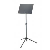 K&M Orchestra Music Stand (without holes)- Black No. 11960-000-55