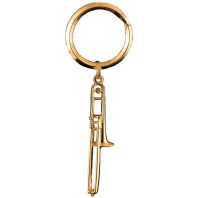 Trombone Gold Keychain FPK550G