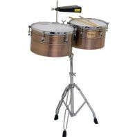 Tycoon 14+15 inch Timbales long body antique copper/set TTI L-1415 AC